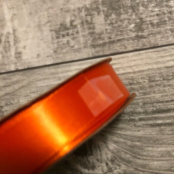 Offray Lot of 4 & 1 Michaels Craft Ribbon Spools (3) NWT & (2) Pre-Owned Orange - Picture 11 of 15